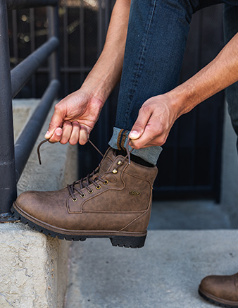 Mens-Boot Lace Up Rep-Lugz-Customer-Support